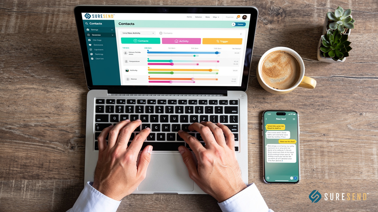 Agent using behavioral trigger automation in a real estate CRM