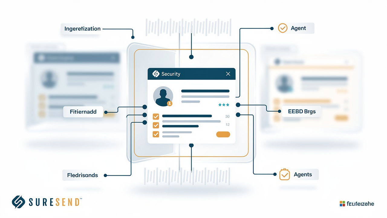 Client data firewalled and protected within agent's own CRM account